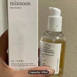 NWT Mixsoon Bean Essence | Korean Skincare | Hydrating & Brightening - 50ml
